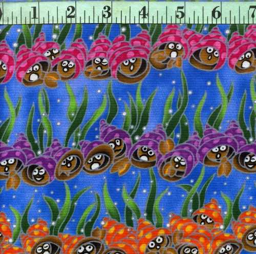 Commotion in the Ocean Shell Border