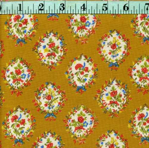 Provence Yellow Framed Floral From RJR. Provence Yellow Framed Floral From RJR.