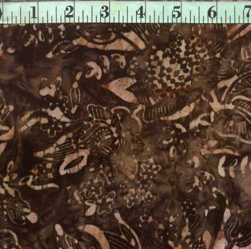 Floral Tie Dye in Brown Floral Tie Dye in Brown