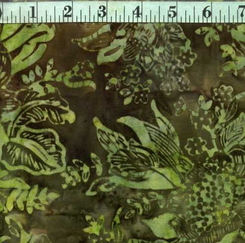 Floral Tie Dye in Green Floral Tie Dye in Green