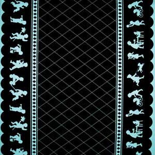 Michael Miller: Silo Kids Double Border Blue