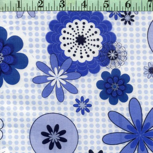 Dotsy Backgroud With Blue