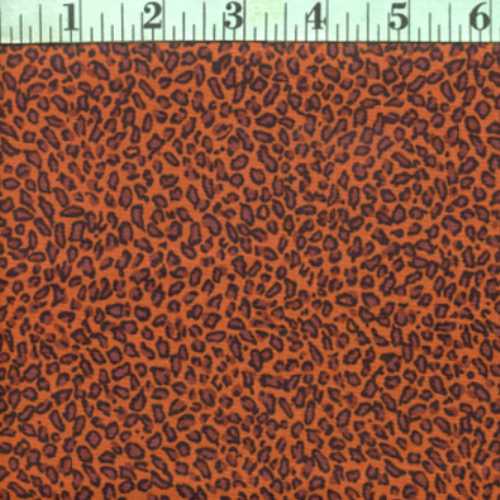 Leopard Print, Orangy