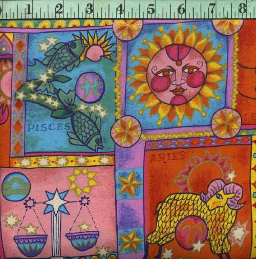 Alexander Henry - Rainbow Zodiac Blocks