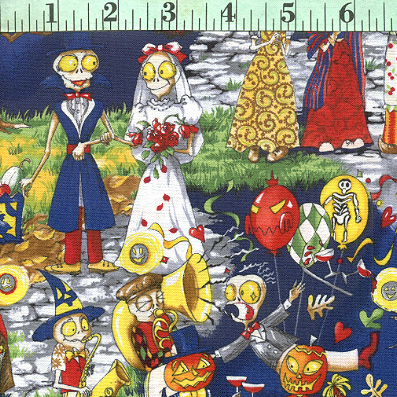 Halloween, Skelton Wedding (Dark Blue) Halloween, Skelton Wedding (Dark Blue)