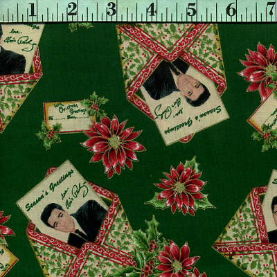 Christmas, Seasons Greetings from Elvis, Green