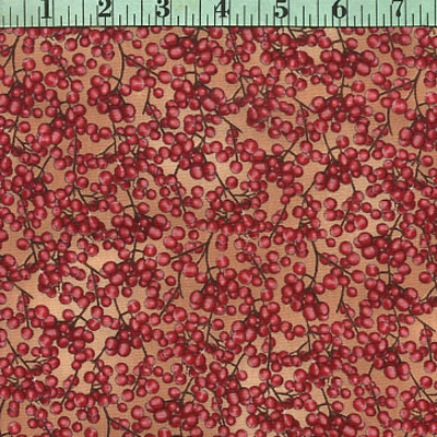 Berries, Tan/Red