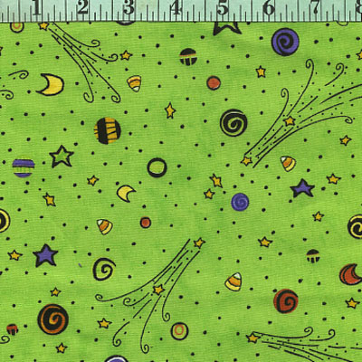 Halloween Delight Sky Dots, Lime