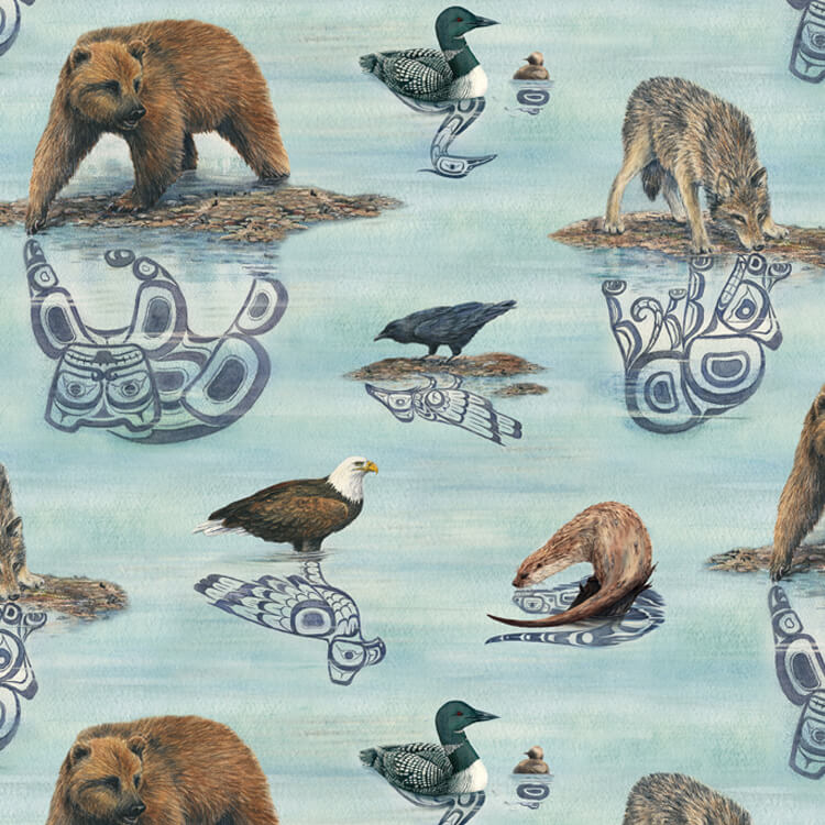 Wildlife Scenes - Native Reflections Collection by Sue Coleman
