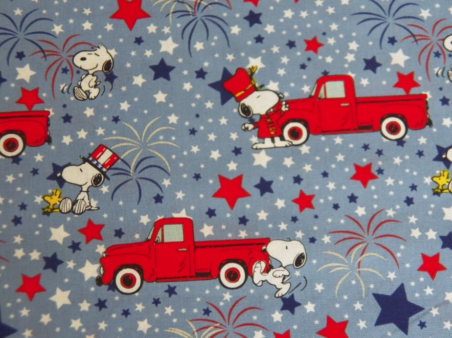 Snoopy Woodstock Red Trucks Fireworks