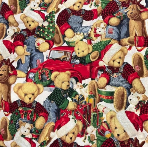 Blue Jean Teddy Christmas