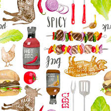 BBQ Summer on White